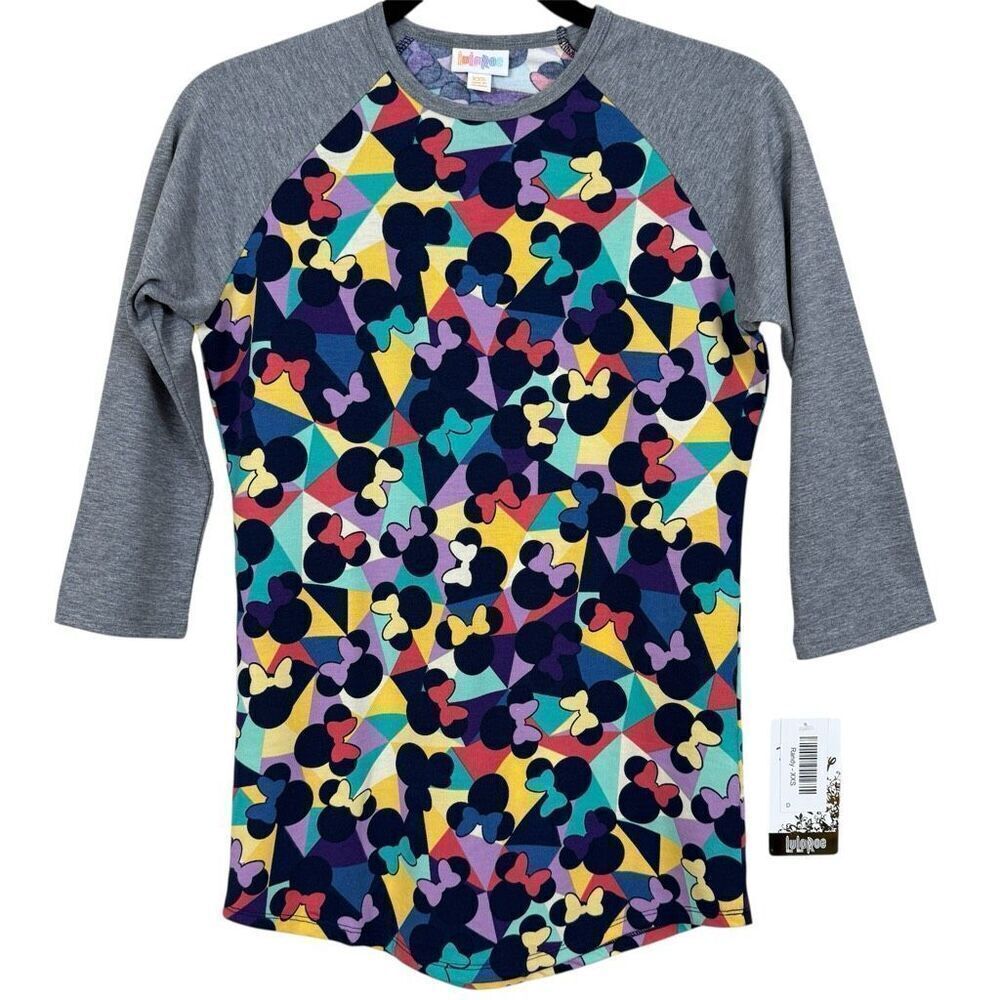 Lularoe Disney Randy Top Minnie Mouse - Size XXS